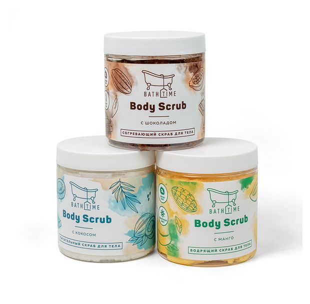 Скраб BathTime 250 г в ассортименте 200₽