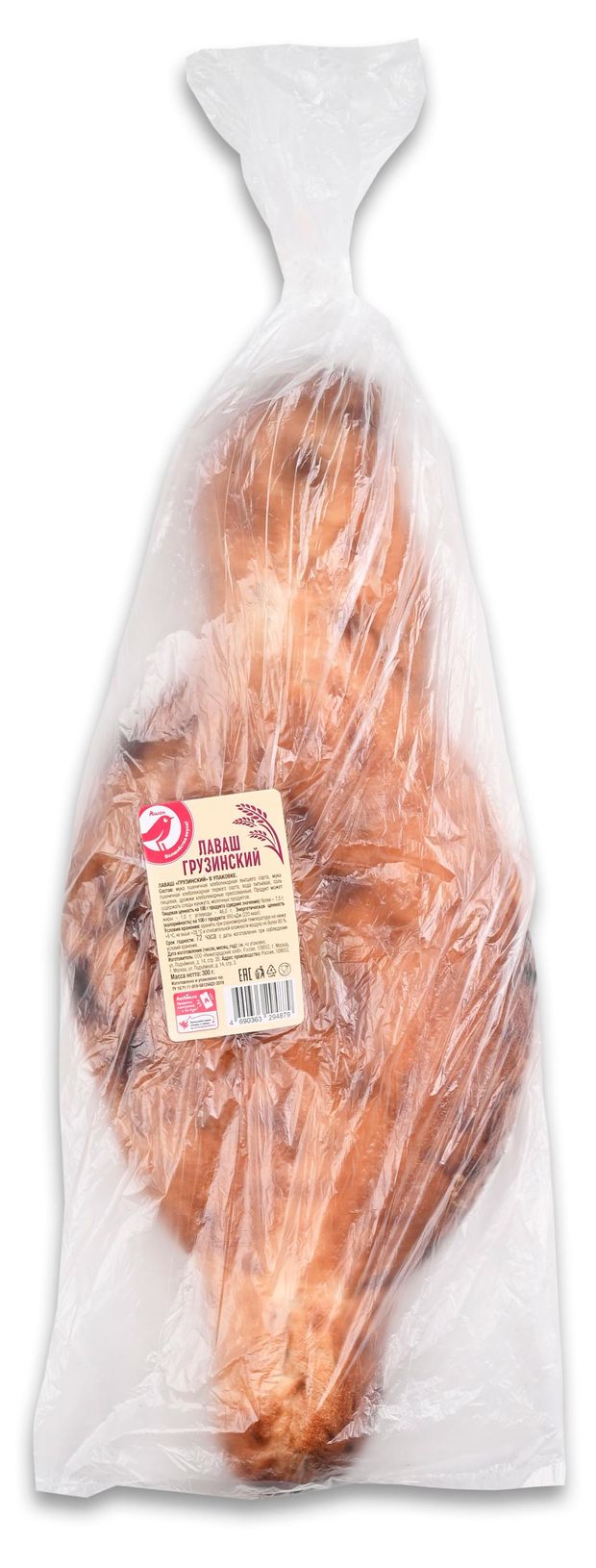 Лаваш пшеничный АШАН Красная птица Грузинский 300 г 40₽