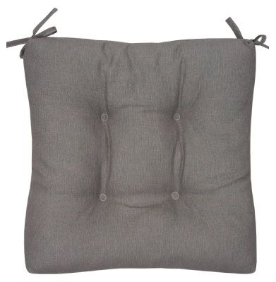 Подушка на стул Guten Morgen серая, 40х40 см