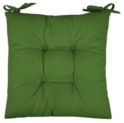Подушка на стул Guten Morgen зеленая, 40х40 см