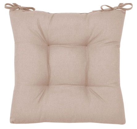 Подушка на стул Guten Morgen бежевая, 40х40 см