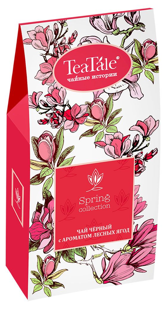 Чай черный TeaTale Garden Flowers Pink с ароматом лесных ягод 50 г 79₽