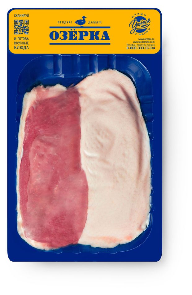 Филе грудки утенка Озерка охлажденное, 600 г