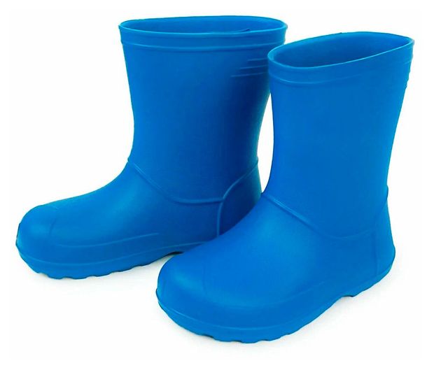 Сапоги детские резиновые синие