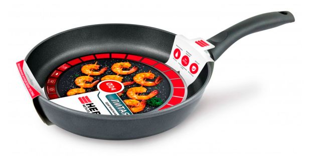 Сковорода Нева Металл Посуда литая, 24 см