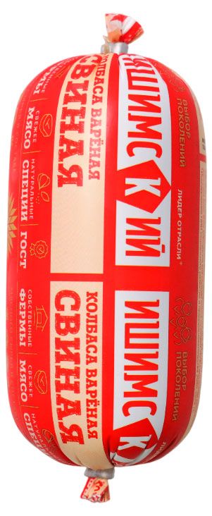 Колбаса вареная Ишимский МК Свиная, 400 г