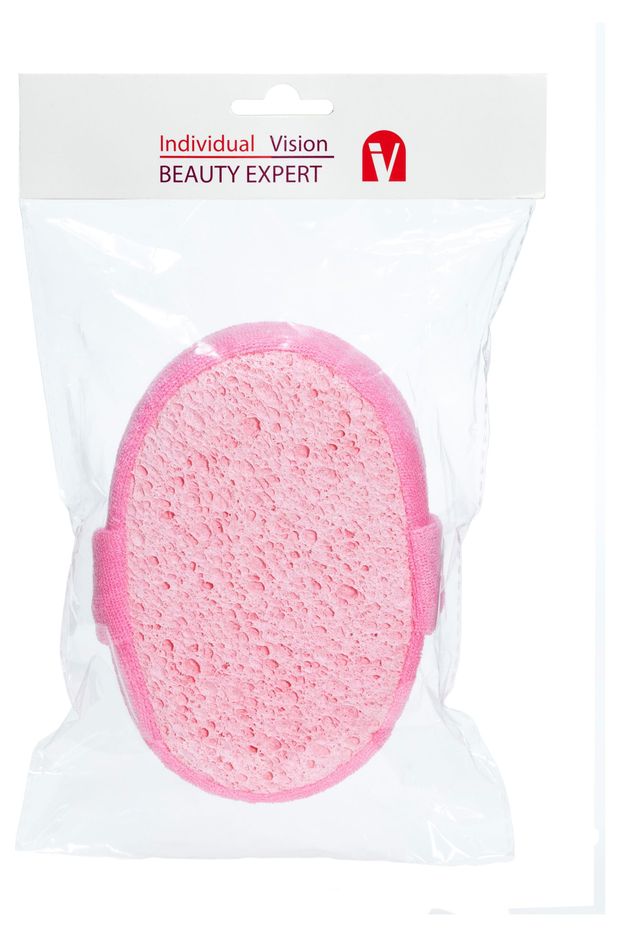 Мочалка для тела Intervion овальная, 1 шт
