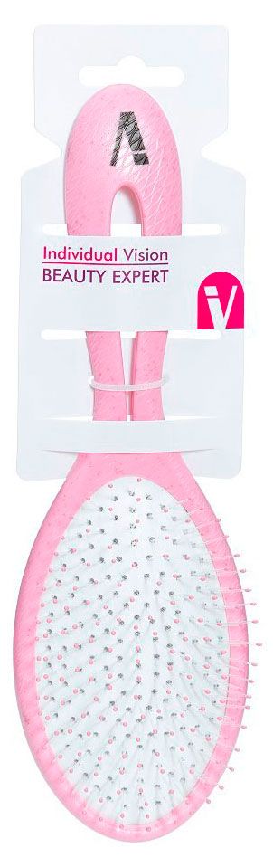 Щётка для волос Intervion с нейлоновыми зубчиками, 1 шт