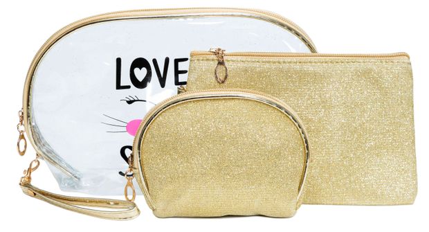 Набор косметичек Intervion 3в1 Love To