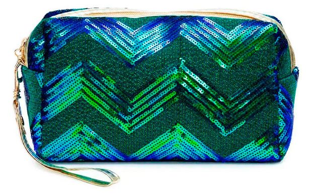 Косметичка Intervion с пайетками, 1 шт