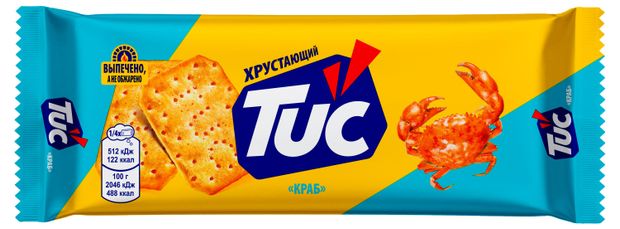 Крекер Tuc со вкусом Краб, 100 г