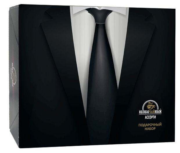 Чайный набор Необычайный Ассорти Праздничный Black Tie в пакетиках, 38 г
