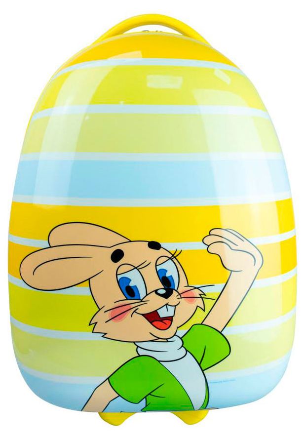 Чемодан детский Proffi Travel Ну погоди - Заяц 2-колесный малый 28 л 3000₽