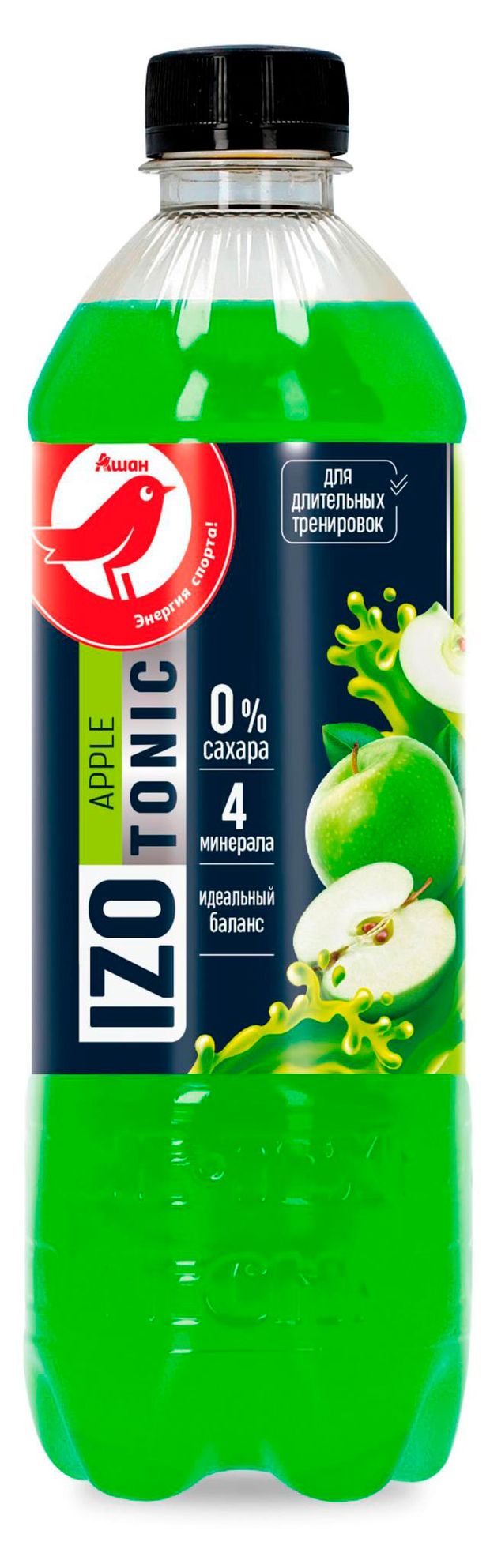 Изотоник АШАН Красная птица со вкусом яблока 500 мл 100₽