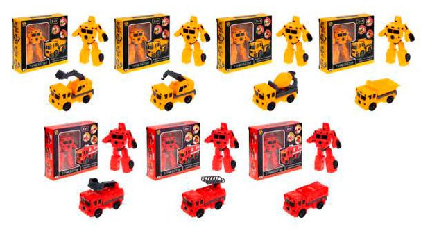 Робот-трансформер 1TOY Тракботы 10 см 310₽