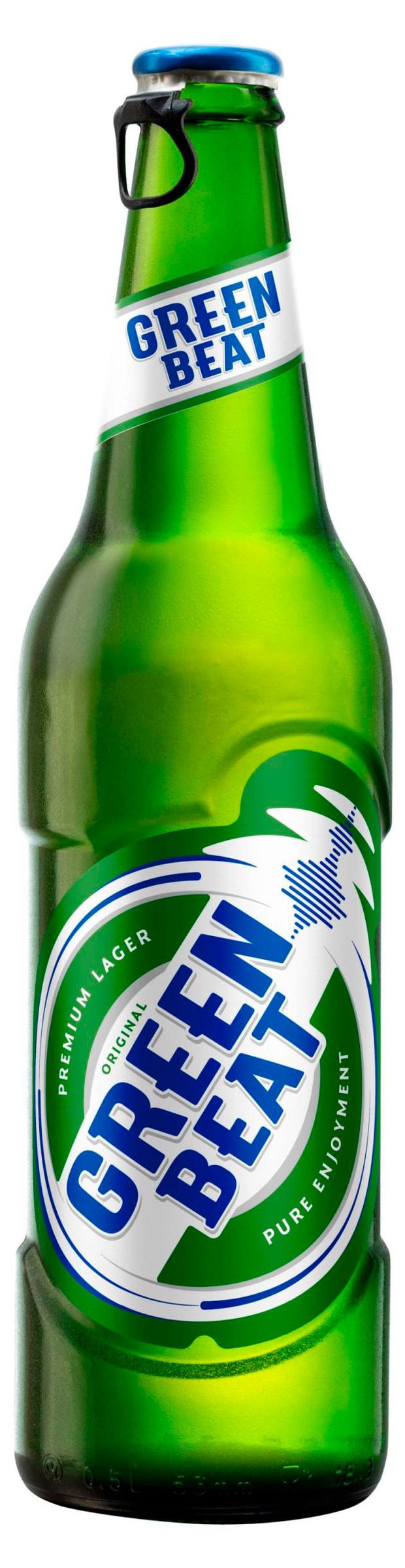 Пиво светлое Green Beat 4,6%, 450 мл