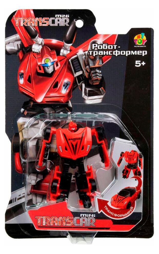 фото Робот-трансформер 1toy transcar mini 8 см, 1 шт
