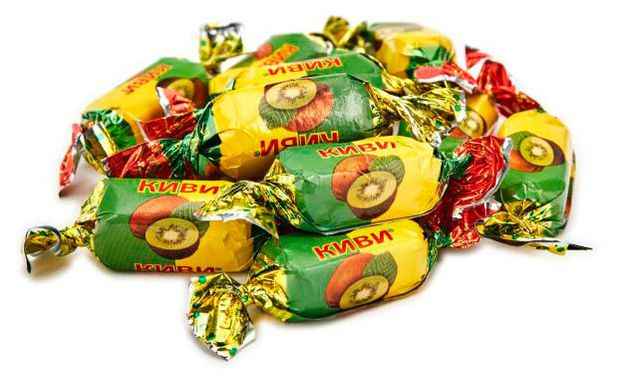 Конфеты Красный октябрь киви, вес