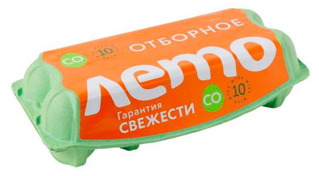 Яйца куриные Лето С0 коричневое, 10 шт