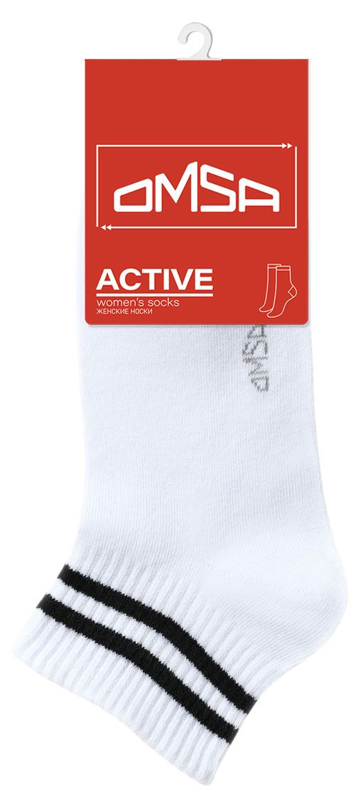 Носки женские Omsa Active Укороченные Bianco, р. 35-38