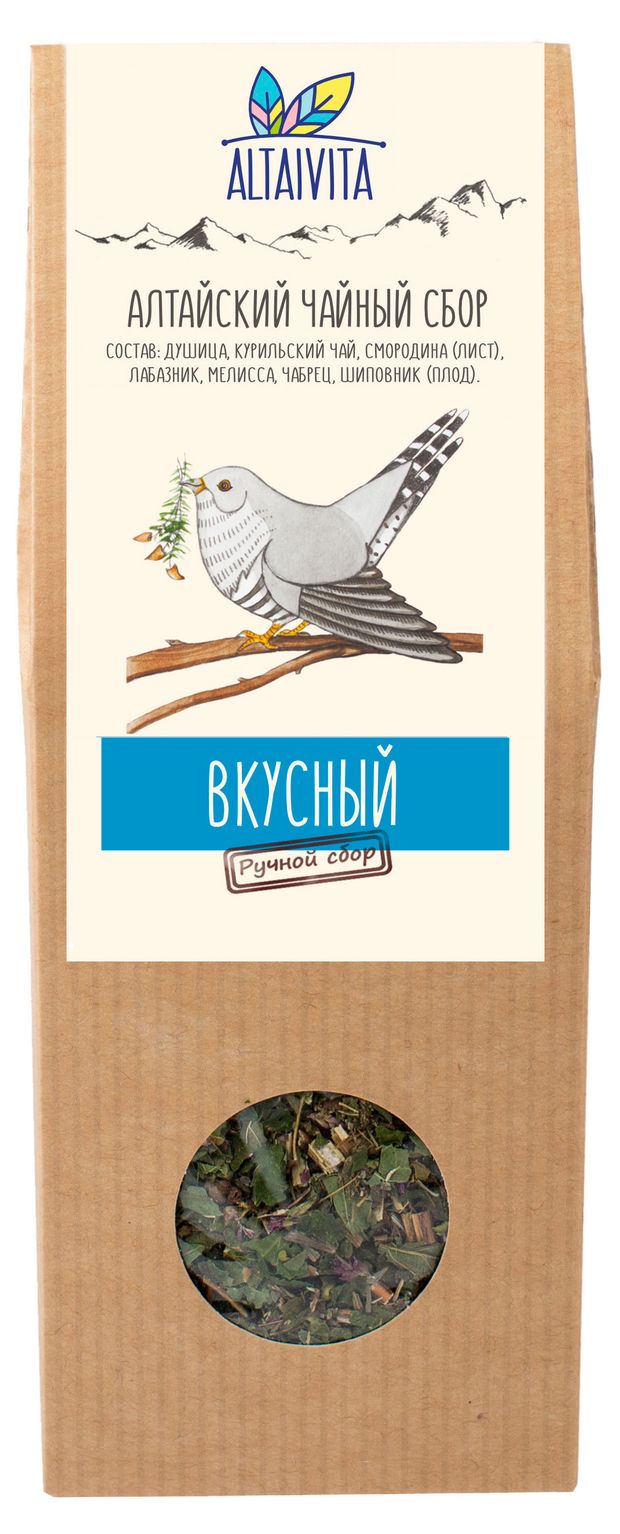 Чай травяной AltaiVita Вкусный листовой, 70 г