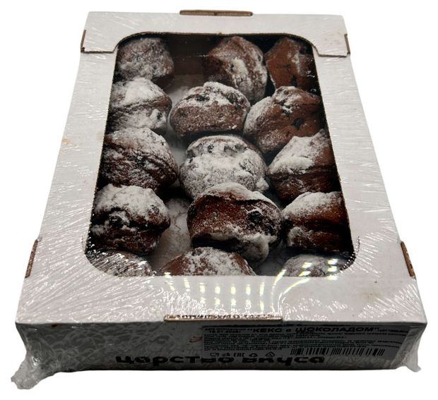 Кексы Царство Вкуса с шоколадом, 450 г