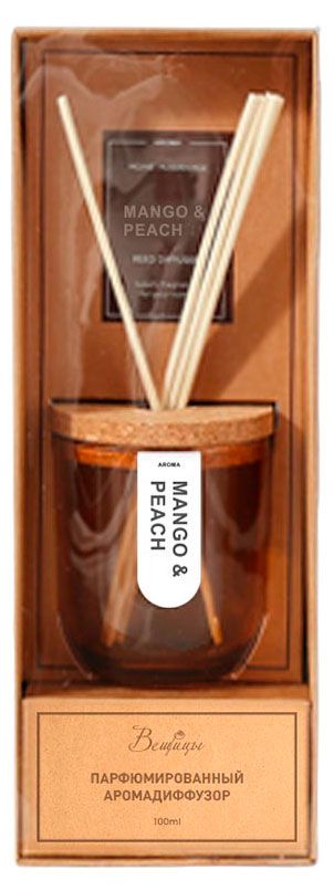 Аромадиффузор Вещицы Mango & Peach, 100 мл