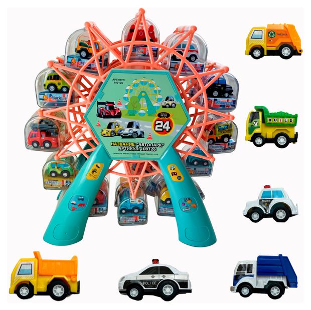 Машинка Плюшевая Мафия Колесо обозрения, 1 шт в ассортименте