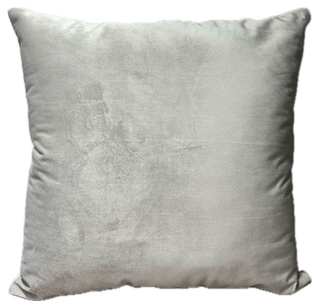 Подушка декоративная Столица Текстиля Вельвет серая, 50х50 см