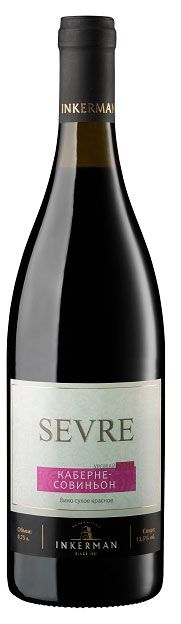 Вино Инкерман SevRe Каберне Совиньон красное сухое Россия, 0,75 л