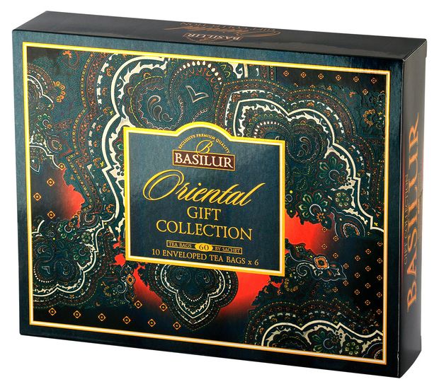 Чай Basilur Восточная Коллекция Ассорти 60 пакетиков 780₽