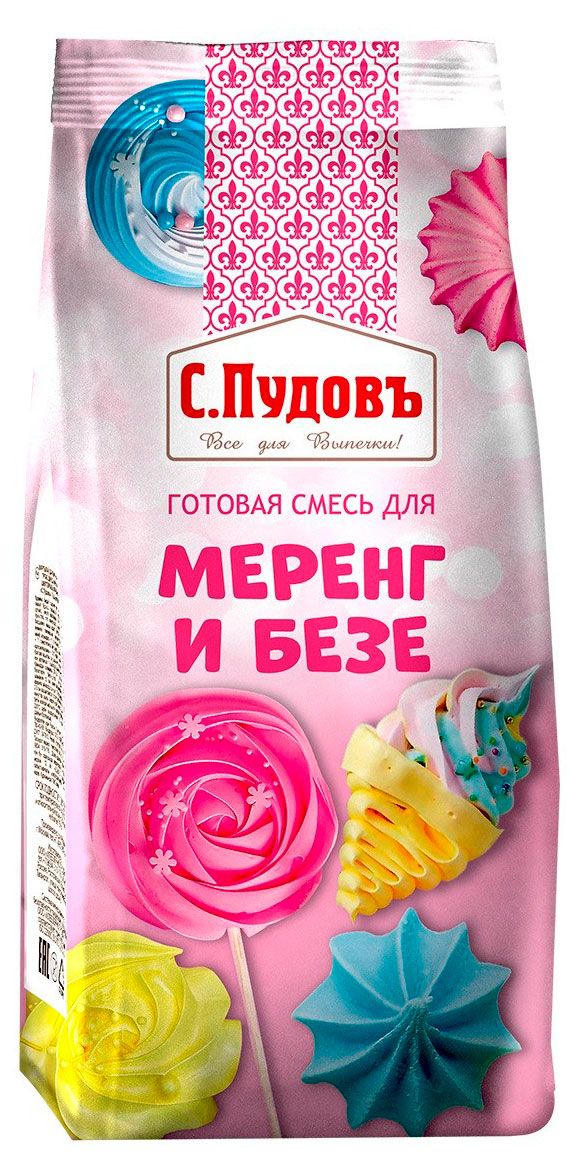 Смесь готовая СПудовъ для меренг и безе 200 г 140₽