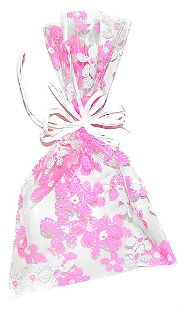 Пакет подарочный Grand Gift прозрачный, 40х23 см в ассортименте