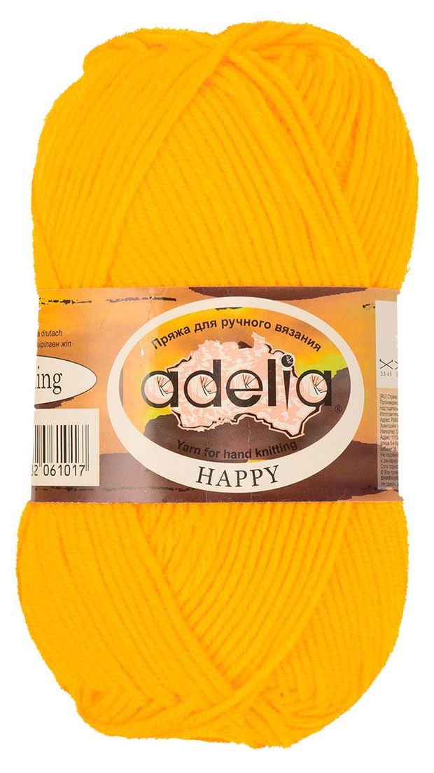 Пряжа Adelia Happy 50 г, 1 шт в ассортименте