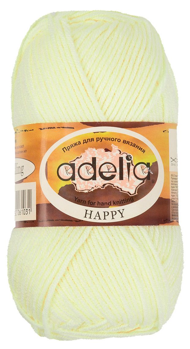 Пряжа Adelia Happy 50 г, 1 шт в ассортименте