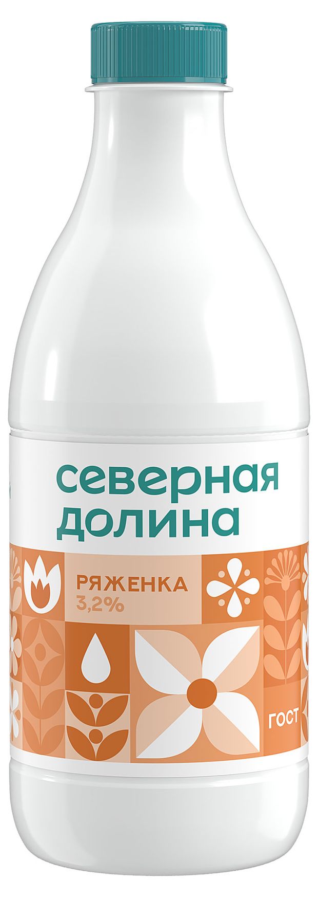 Напиток кисломолочный Ряженка Северная долина 3,2%, 920 г