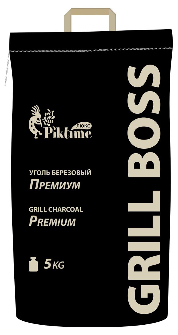 Уголь березовый Piktime, 5 кг