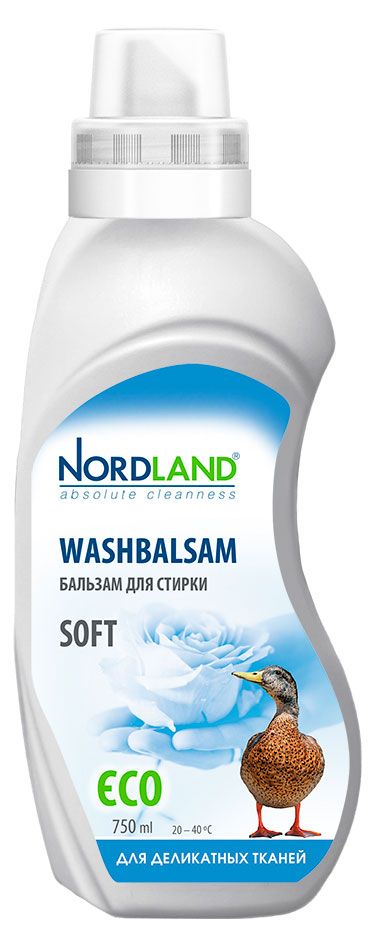 Уборка и бытовая химия  Ашан Бальзам для стирки деликатных тканей Nordland, 750 мл