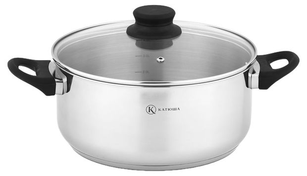 Кастрюля Катюша Прима нержавеющая сталь, 1,9 л