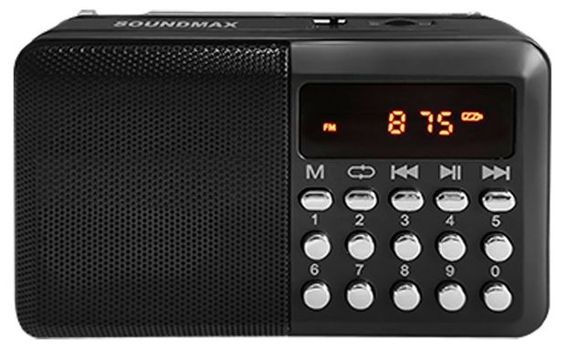 Радиоприёмник Soudmax SM-RD2116 чёрный