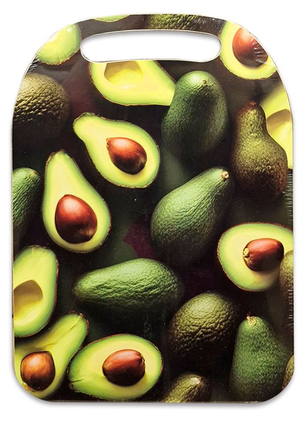 Доска разделочная деревянная Авокадо, 21х29 см