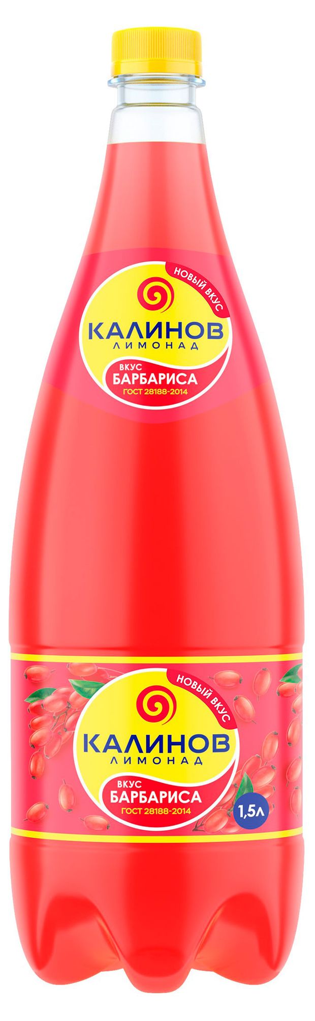 Напиток газированный Калинов Лимонад барбарис, 1,5 л