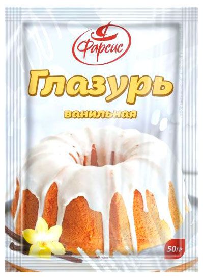Глазурь ванильная Фарсис, 50 г