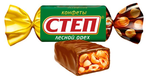 Конфеты шоколадные Славянка Степ лесной орех, вес