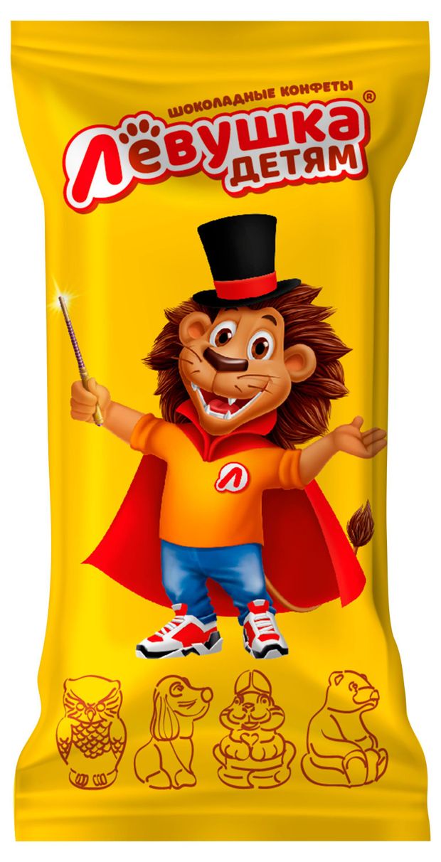 Конфеты шоколадные Левушка детям чудо-звери, вес