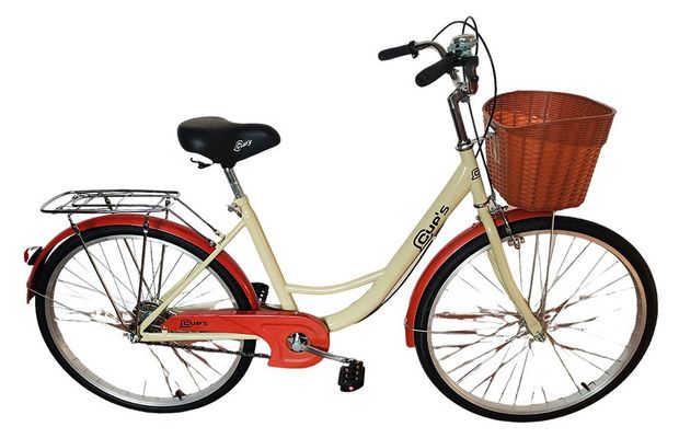 Велосипед женский Cups PDG001 прогулочный бежевый 26 7000₽