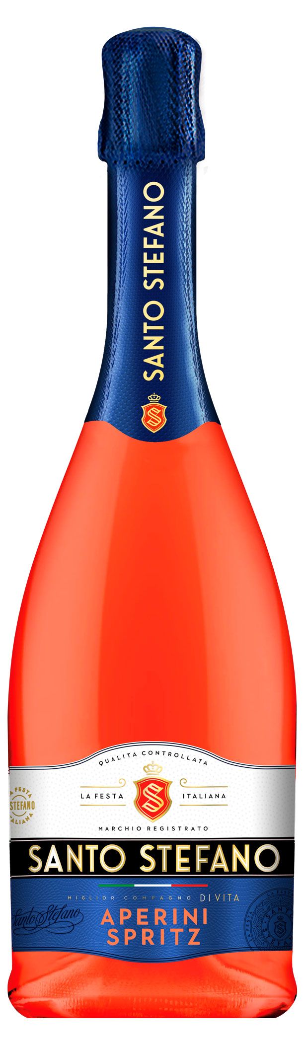 Напиток винный игристый Santo Stefano Аперини Шприц полусладкий Россия 075 л 320₽