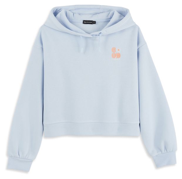 Толстовка для девочки InExtenso голубая