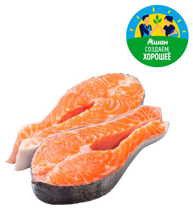 Форель горная охлажденная стейк, вес