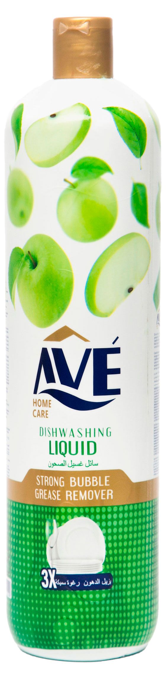 Средство для мытья посуды AVE Яблоко и цветы, 0,9 л